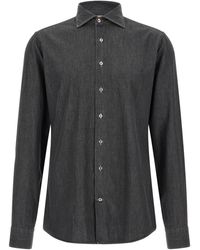 Borriello - 'napoli' Denim Shirt - Lyst