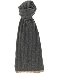Brunello Cucinelli - Gerippter Kaschmir-Strickschal - Lyst