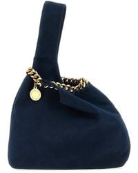 Stella McCartney - Falabella Wristlet Bag With Diamond-Cut Chain - Lyst