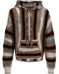Amiri - 'baja Stripe' Hooded Sweater - Lyst