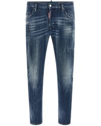 DSquared² - Skater Jeans With Distressed Details - Lyst