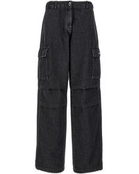 Coperni - 'denim Wide Leg Cargo' Jeans - Lyst
