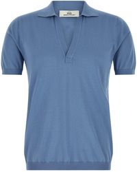 Rivvia Projects - Open Collar Polo Shirt - Lyst
