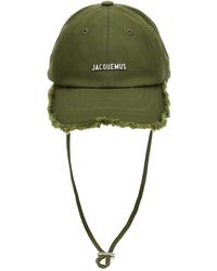 Jacquemus - La Casquette Artichaut Logo-Plaque Cotton-Twill Cap - Lyst