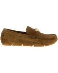 Versace - 'La Medusa' Loafers - Lyst
