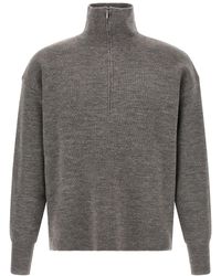 Ma'ry'ya - Half-zip Sweater - Lyst