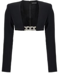 David Koma - Top '3d Crystsal Chain And Square Neck' - Lyst