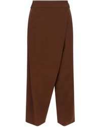 Alberto Biani - Asymmetrical Panel Pants - Lyst