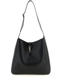 Saint Laurent - 'Le 5 À 7 Gobo' Maxi Shoulder Bag - Lyst
