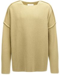 Jil Sander - Geometric Neckline Sweater - Lyst