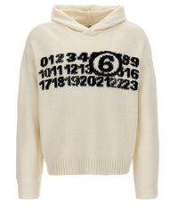 MM6 by Maison Martin Margiela - Numeric Signature Sweater, Cardigans - Lyst