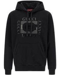 Gucci - ' Incrocio Gg' Hoodie - Lyst
