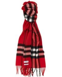 Burberry - Sciarpa Cashmere Check - Lyst