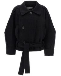 Issey Miyake - 'out Of A Cube' Short Coat - Lyst