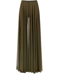 Norma Kamali - Pleated Skirt - Lyst