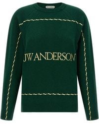 JW Anderson - J. W.Anderson J. W.Anderson Jumper With Embroidered Logo - Lyst