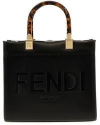 Fendi - ' Sunshine Small' Shopping Bag - Lyst