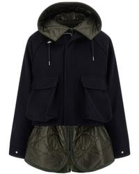 Sacai - 'Melton' Blouson - Lyst
