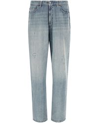MM6 by Maison Margiela - 'numeric Signature Mm6' Jeans - Lyst