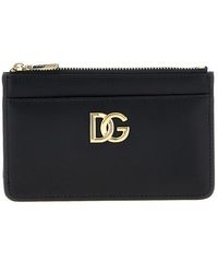 Dolce & Gabbana - PORTACARTE IN PELLE CON LOGO - Lyst