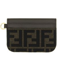 Fendi - Ff Jacquard Cardholder - Lyst