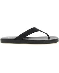 Gucci - Jacquard Thong Sandals - Lyst