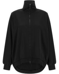 DI.LA3 PARI' - Di. La3 Pari' Sculptural Zip-Front Sweatshirt - Lyst