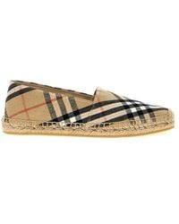 Burberry - Espadrillas 'Mews Check​ - Lyst
