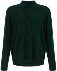 Roberto Collina - Merino Wool Cardigan - Lyst
