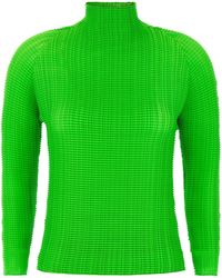 Issey Miyake - 'wooly Pleats-68' Blouse - Lyst