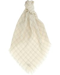 TOTEME - Check Scarf - Lyst