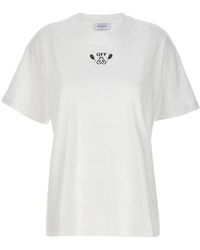 Off-White c/o Virgil Abloh - T-shirt 'Embr Bandana Arrow' - Lyst