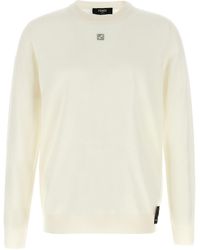 Fendi - Pullover Mit Ff-Logo - Lyst