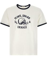 Second/Layer - 'flick, Spark, Inhale Ringer' T-shirt - Lyst