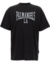 Palm Angels - 'college Classic' T-shirt - Lyst