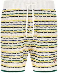 CASABLANCA - 'tuck Stitch' Bermuda Shorts - Lyst