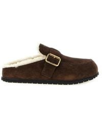 Prada - Sabot Suede - Lyst