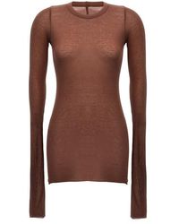 Rick Owens - 'Rib Ls T' T-Shirt - Lyst