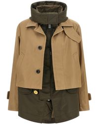 Sacai - Double Layer Jacket - Lyst