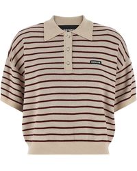 ROTATE BIRGER CHRISTENSEN - 'slinky Knit' Polo Shirt - Lyst