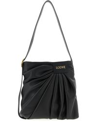 Loewe - 'draped Tote' Shoulder Bag - Lyst