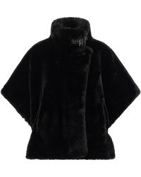Pinko - Fur Cape - Lyst