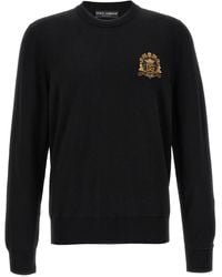 Dolce & Gabbana - Coat Of Arms Sweater - Lyst