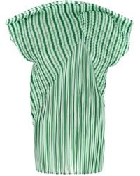 Issey Miyake - 'generic Stripes (machine Pleats)' Top - Lyst