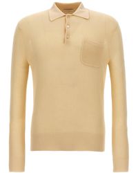 Ballantyne - Cotton Knit Polo Shirt - Lyst