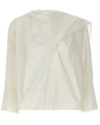 Issey Miyake - 'cotton Voile' Shirt - Lyst