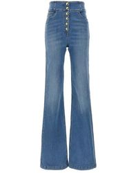 Elisabetta Franchi - Jeans bottoni - Lyst