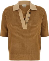 JW Anderson - Waffle Stitch Polo Shirt - Lyst