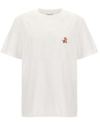 Maison Kitsuné - T-shirt 'Speedy Fox Patch' - Lyst
