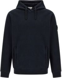 Stone Island - 'badge ' Hoodie - Lyst